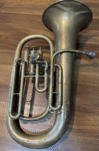 Vintage JW Pepper 3 Valve Euphonium 22853 Instrument Repair