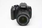 Canon T4i DSLR w/18-55mm f3.5-5.6 IS, batt+charger+strap, clean, 12,784 Acts!