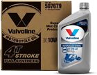 4-Stroke Motorcycle Full Synthetic SAE 10W-40 Motor Oil 1 QT, Case of 6