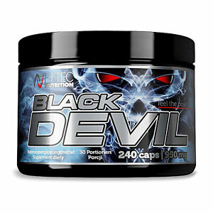 BLACK DEVIL 240 Capsules Testosterone Booster Muscle Growth Anabolic TESTO