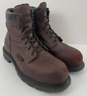 Red Wing Mens Boots 2406 Brown Leather Safety Steel Toe Work Boot Size 12
