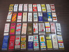 Lot of 40 Vintage  Match Books Various Business & States Various Years Some Old