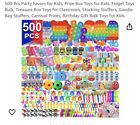500 Pcs Party Favors for Kids, Prize Box Toys for Kids, Fidget Toys Bulk - New