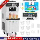 30L/H 3 Flavors Commercial Electric Ice Cream Maker Yogurt Soft Serve Machine