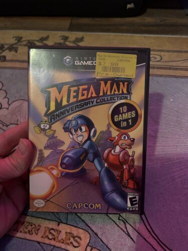 Mega Man Anniversary Collection (Nintendo GameCube, 2004) Complete w/ Manual CIB
