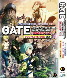 Gate Jieitai Kanochi Nite, Kaku Tatakaeri SEA 1 + 2 (1-24 END) DVD Ship From USA