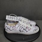 Guess Goodly Script Shoes Womens Sz 7M White Low Top Sneakers