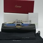 Cartier C Decor Vintage Optical Rimless Platinum Unisex Eyeglasses