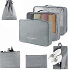 New Listing7 Set Packing Cubes Travel Luggage Organizers with Laundry Bag,Shoe Bag and Toit