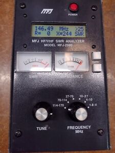 MFJ Model 259B HF/VHF Antenna/SWR Analyzer Ham/Amateur Radio Working Condition