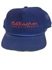 Vintage 80s 90s Snapback Cotton Callaghan Concrete Pumps Mesh Trucker Hat