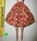 VINTAGE BARBIE COUNTRY FAIR 1603 (1964) FLORAL PRINT SKIRT ONLY LOT C1 NEAR MINT