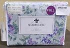 Shabby Chic by Rachel Ashwell 6pc Blue Purple Pink Green Floral Full Sheet Set