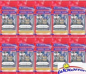 (10) 2021 Panini PRIZM Football EXCLUSIVE HUGE JUMBO FAT CELLO Pack-150 Cards!
