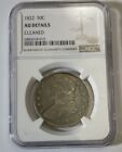 1822/1 CAPPED BUST HALF DOLLAR   NGC AU- BUST TYPE COIN - CERTIFIED SLAB - 50C