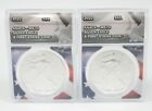 Lot of 2 - 1 oz Per Coin .999 Silver Eagles 2022 ANACS MS70 First Strike