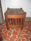 Antique Stickley Style Arts and Craft Oak Table / Stand 17