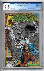 Amazing Spider-Man #328 CGC 9.6 NM+ WHITE Marvel 1990 Key Hulk Todd McFarlane