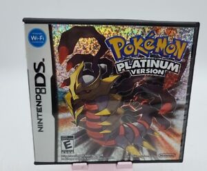 Pokemon Platinum Version (Nintendo DS) 2009 Authentic -Game, Case & Manual