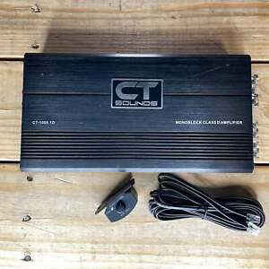 Used CT Sounds CT-1000.1D 1000 Watts RMS Monoblock Car Audio Amplifier