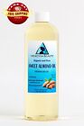 SWEET ALMOND OIL REFINED ORGANIC CARRIER COLD PRESSED 100% PURE 32 OZ