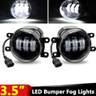 LED Fog Lights Bumper Driving Lamps For 2006-2012 Toyota RAV4 2010-2014 4Runner