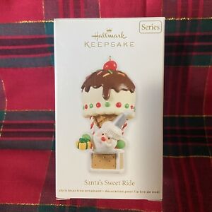 Hallmark Keepsake Series Santa's Sweet Ride Christmas Ornament 5th In Series