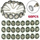 60pc Stainless Steel Wire Brush Fit Dremel Rotary Tool Die Grinder Removal Wheel