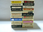 8 track tape lot, 22 tapes, various artists, new splices and pads