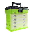 Storage and Tool Box-Durable Organizer Utility Box-4 Drawers with 19