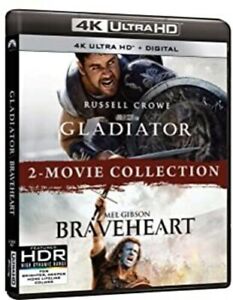Gladiator / Braveheart 2-Movie Collection [New 4K UHD Blu-ray] With Blu-Ray, 4