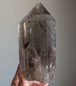Smokey Quartz Tower Crystal Large Big Tall Gemstone
