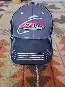 FLW Outdoor Baseball Hat Adjustable Official Licensed Product Black Grey