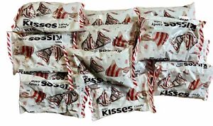Hershey's Kisses~ Candy Cane~ Mint Candy with Stripes & Candy Bits~ 9oz~ 5/24