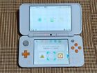 New Nintendo 2DS XL LL White Orange Console Stylus Working Tested Japanese ver