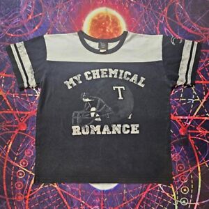 RARE VINTAGE My Chemical Romance Teenagers Jersey Youth Large Football Helmet T