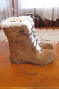 Style & Co. Womens Brown Snow Boots  Mid-Calf Cold, Chestnut, Size 9
