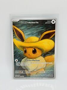 Pokemon Eevee With Straw Hat Van Gogh Card