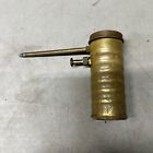 Vintage Eagle Brass Oil Can Metal Finger Pump Oiler Made In USA Needs Cleaned