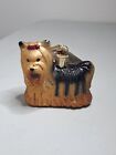Old World Christmas Blown Glass YORKIE Yorkshire Terrier Dog Ornament w/ Tags