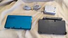 Exel Cond Nintendo 3DS Aqua Blue CTR-001 Console w/Charging stand NTSC-J Tested