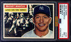 1956 Topps #135 Mickey Mantle (HOF, TRIPLE CROWN, MVP) PSA 7.5 MBA Baseball Card