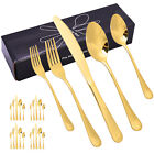 20 Pieces Silverware Set Flatware Set Stainless Steel Cutlery Set Service for 4