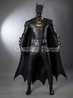 Batman Bruce Wayne Cosplay Costume Black Jumpsuit Men Halloween Outfit C07967
