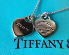 Tiffany Return to Double Heart Small Combi Necklace Au750 Rose Gold k18 Ag925