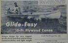 15' Canoe Paddle / Outboard powered 1957 HowTo build PLANS Plywood square stern