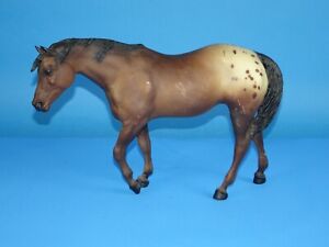 Vintage 1970s Breyer Horse #174 Indian Pony Dark Bay Appaloosa Traditional  T4