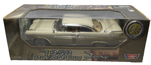 Plymouth Fury  1958 Die Cast Car Model 1:18 Scale Motor Max With Box