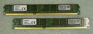 8GB (2x4GB) DDR3-1333 PC3-10600 1.5V Low-profile Desktop RAM [KTH9600BS/4G]