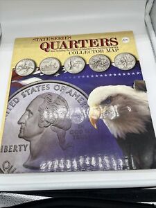 State Series Quarters collector map Without Coins
